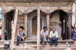 oameni, piata, Kathmandu, Nepal